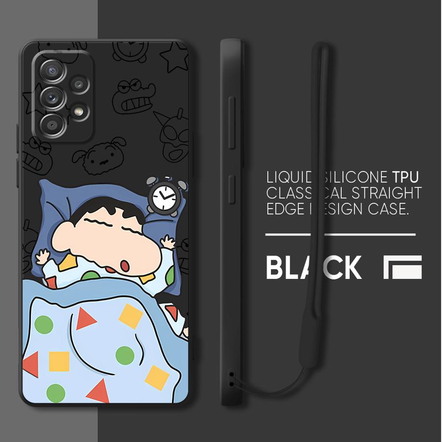 Case for Samsung Galaxy A02s A04 A03 A30s A53 A05 A71 A73 A50 A56 A06 A20s Phone Cover Crayon Shin-chan