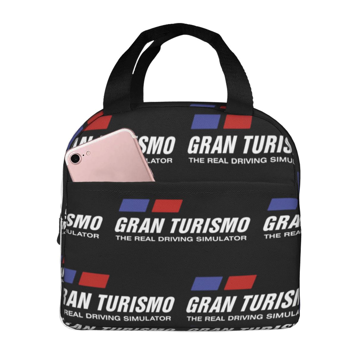 Gran Turismo Insulated Lunch Bag for Kids School Cooler Thermal Food Box Tote Leakproof Lunch Boxes Container One Size
