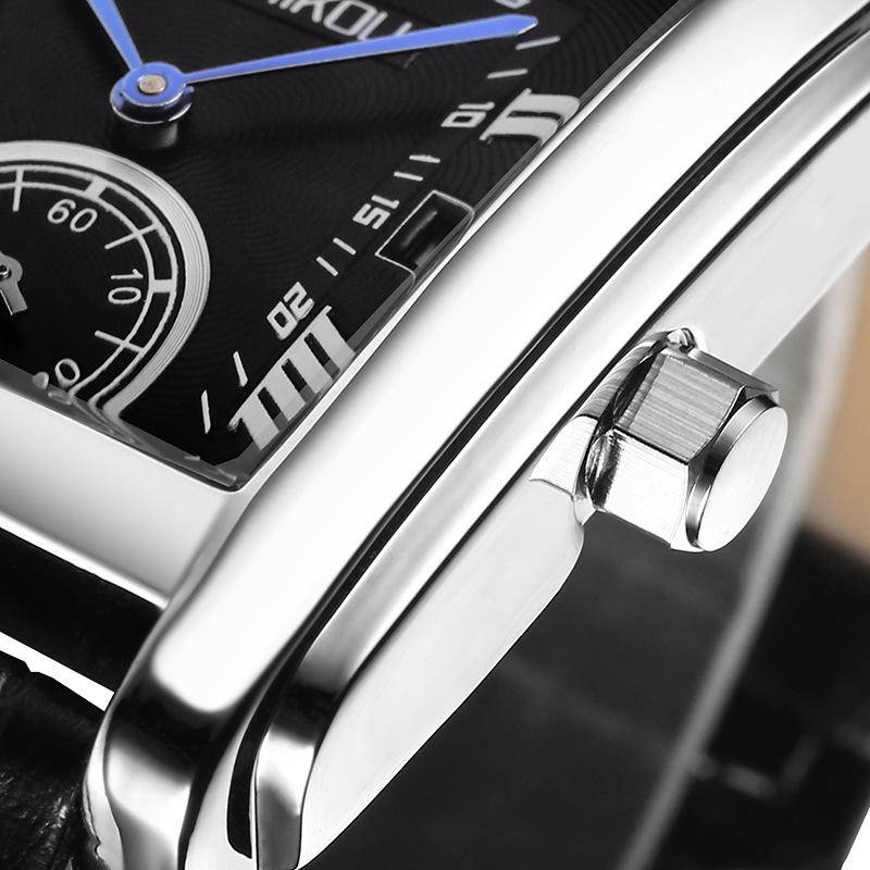 Waterproof Watch V. Siko Men's Business Classic Watch Pinduoduo Square Tank Watch