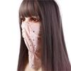 UV Protection Ice Silk Mask Flower Pattern Face Gini Mask Elastic Face Cover  Sports