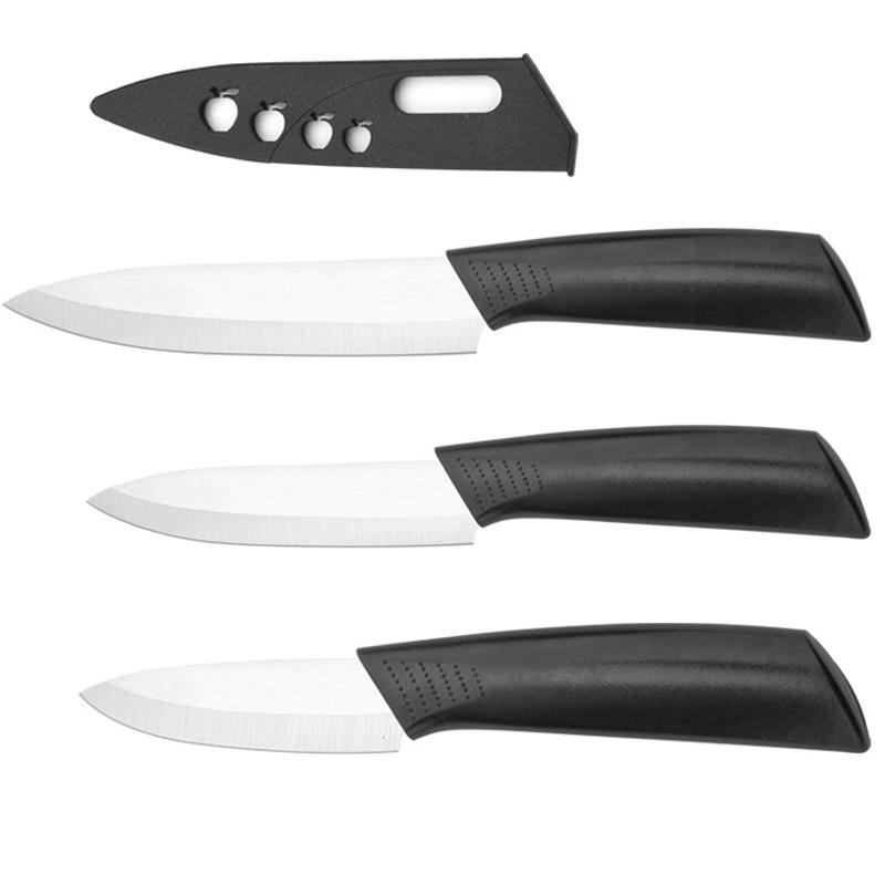 Ceramic Knife3 "4" 5 "Kitchen Knife Women's Food Knife Fruit Knife Cutting And Peeling Fruit Non-slip Knife With Sleeve Knife