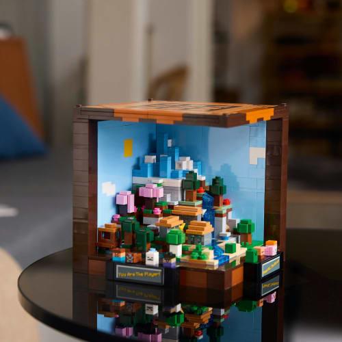LEGO Minecraft Workbench Toy Present Birthday Block Christmas Men Women Minecraft Goods 21265