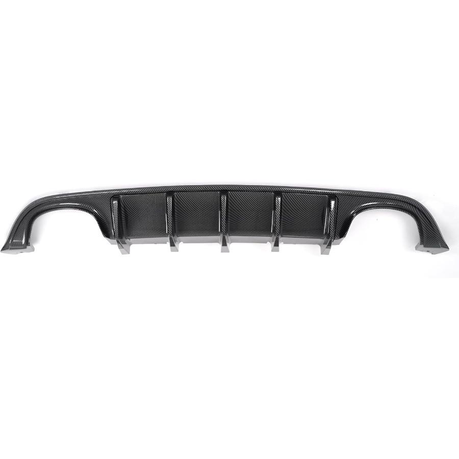 Difuzor Bara Spate Compatibil cu 20152025 Dodge Charger IKON V1 Style Imprimeu Fibra de Carbon PP Lip Difuzor Spate Quad Exhaust