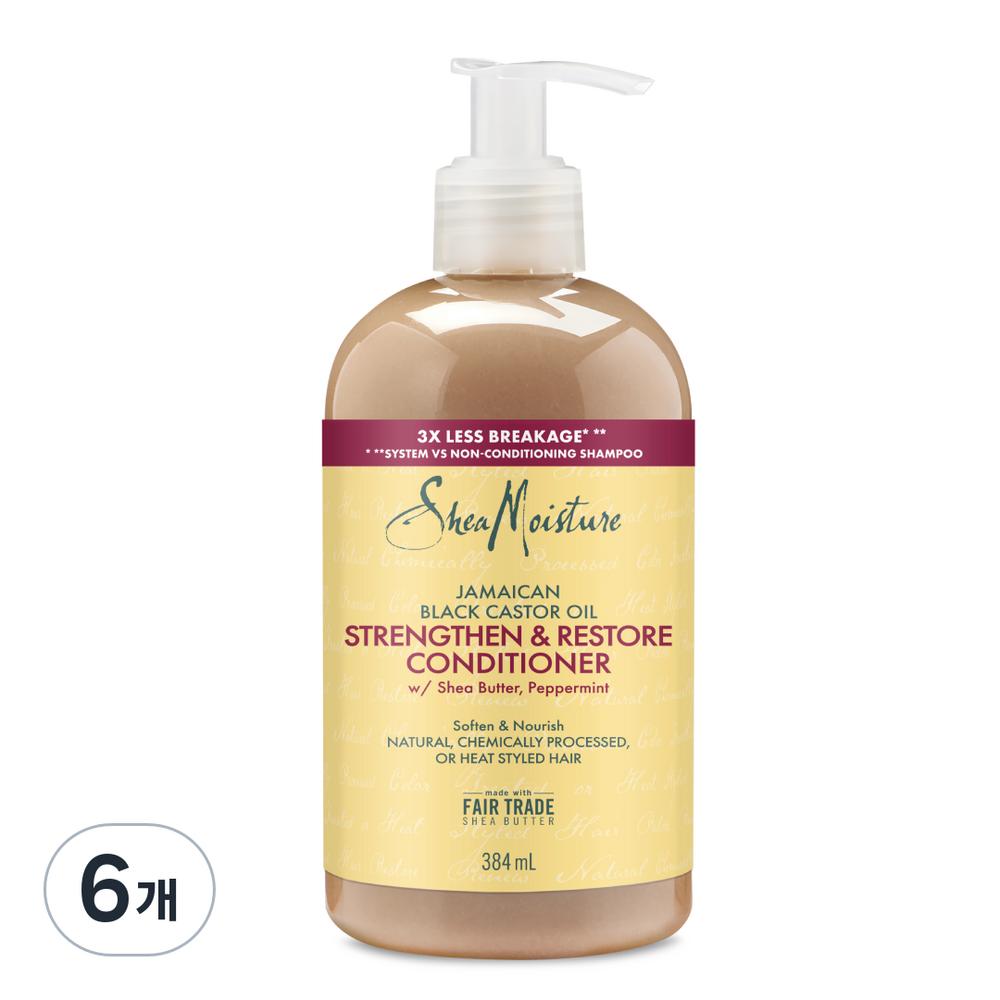 Shea Moisture Jamaican Black Castor Oil Conditioner 384ml 6 Pcs