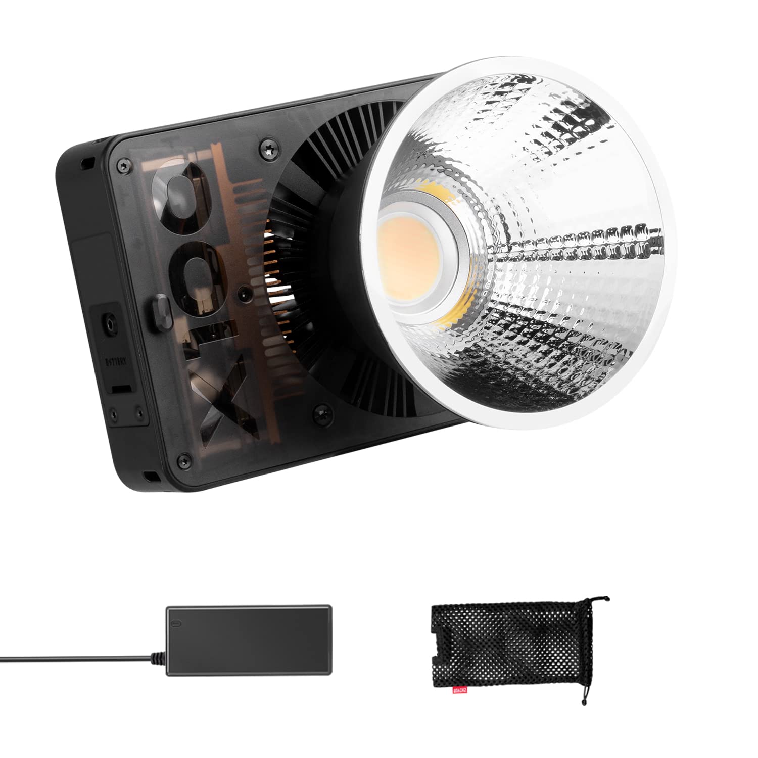 

Flagship ZHIYUN MOLUS X100 LED Video CRI TLCI Brightness Control via Bluetooth and Warranty [Official Store] Light, 100W, 2700K-6500K, 95+, 97+, App, чорний