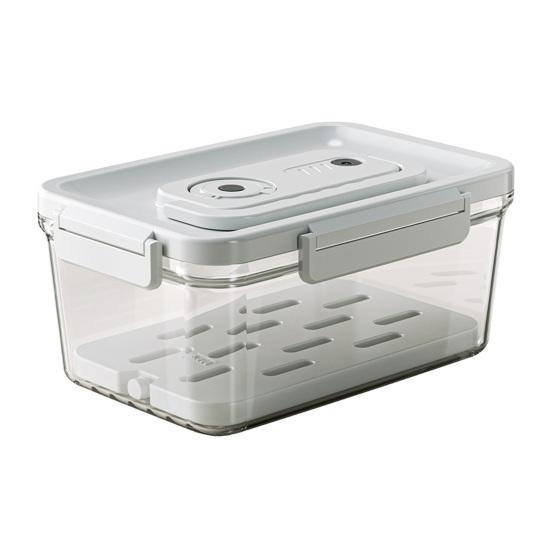 Contenitore Alimentare Ermetico Sottovuoto Elettrico Scatola Croccante Sigillata Ermeticamente con Pompa Manuale Contenitore per Alimenti Senza BPA per Frigorifero Frutta Verdura e Carne