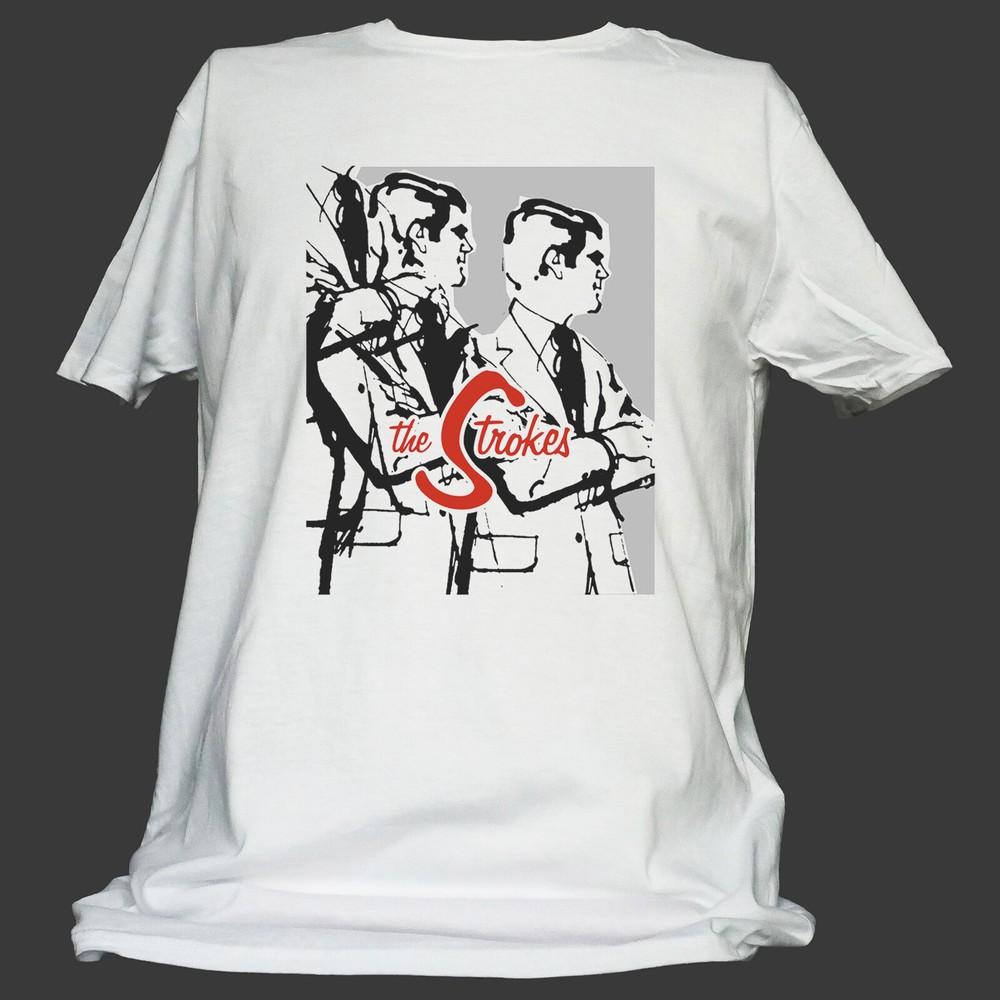 

THE STROKES ИНДИ АЛЬТЕРНАТИВНЫЙ ПАНК-РОК ФУТБОЛКА унисекс S-3XL M