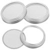9Pcs 86Mm Stainless Steel Sprouting Lids for Wide Mouth Mason Jars Organic Sprout Growing Kit Home Kitchen Use Fine Mesh