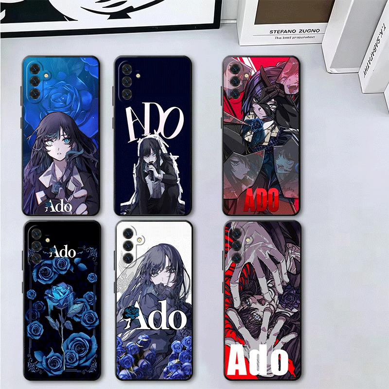Ado Cartoon K-Kyogen X Uta Soft Phone Case for Samsung A17 A37 A57 A16 A26 A36 A56 A15 A25 A35 A55 A14 A24 A34 A54 A13 A23 A33 A