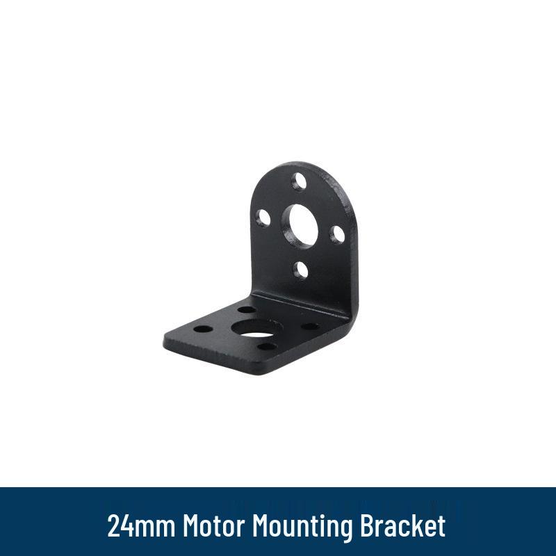 DC Gear Motor with Worm and Planetary Gearbox and Mounting Bracket