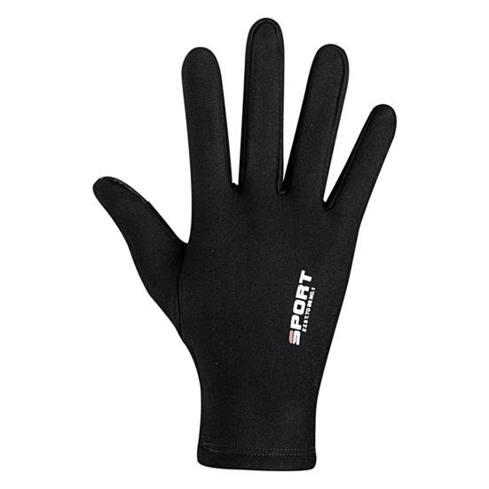 1 Pair Unisex Outdoor Gloves Plush Lining Touch Screen Autumn Winter Anti Skid