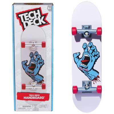 Tech Santa Cruz Real Mini Kinderspielzeug für Jungen und Altersgruppen Deck, Handboard; Skateboard, Mädchen, 6+ (Nur Hände).
