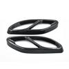2 Stück Edelstahl Auspuffrohr Abdeckung Zierleiste für Mercedes Benz A B C E GLC GLE Klasse W176 W246 W205 W213 AMG Auto Styling