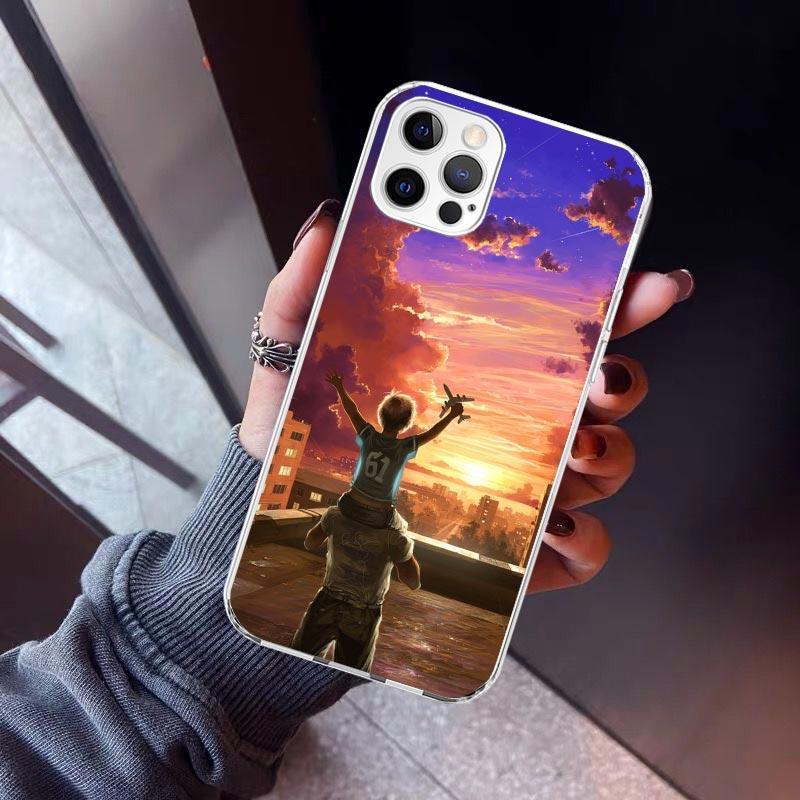 

Dad And Baby Girl Boy Phone Case For iPhone 17 Air 11 13 Mini 14 15 Plus 16 12 Pro Max 16E SE 7 8 Pattern Soft TPU Back Cover 1 iPhone 16 Pro Max