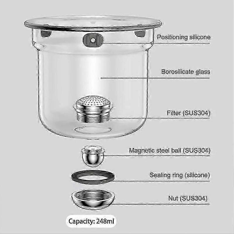 Glass Teapot with Infuser Perfect for Tea Brewing