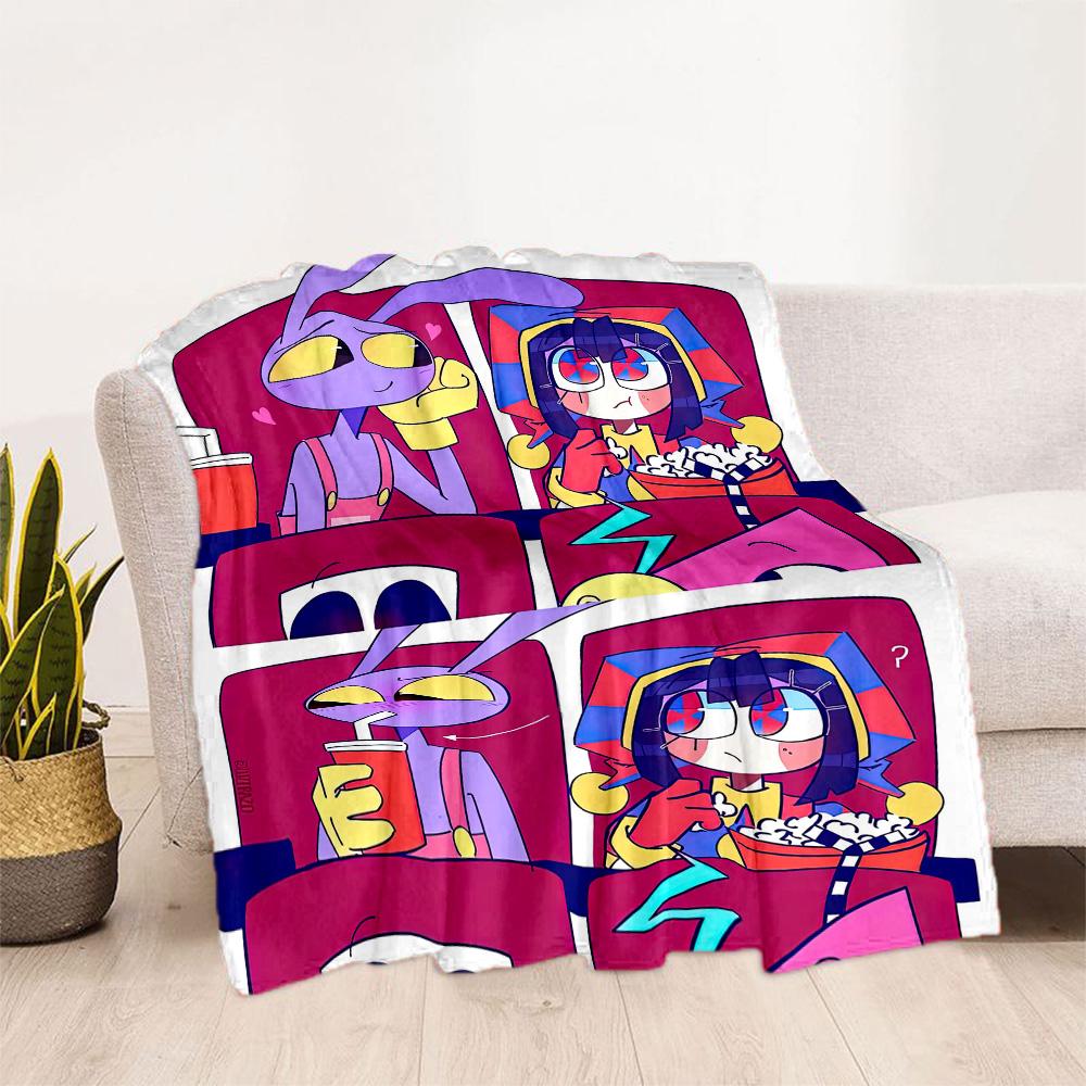 Digital Circus11 Blankets are suitable for living rooms,making them an ideal choice for outdoor travel and gifts.