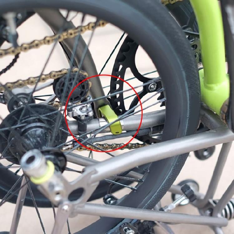 Fold Lock Clip Bike Fork Reinforcement Tool Cycling Fork Security Hook Cycling Component Quickly Install