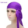 Unisex Adult Long Tail Satin Doo Rag Durag Bandanas Cap Pirate Hat Turban Men Hip Hop Headband Biker Headwrap Women Headwear