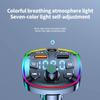 Hands-free Mp3 Music Player Fast Charging Cigarette Lighter Dual Usb Colorful Ambient Light Car Accessories Fm Transmitter