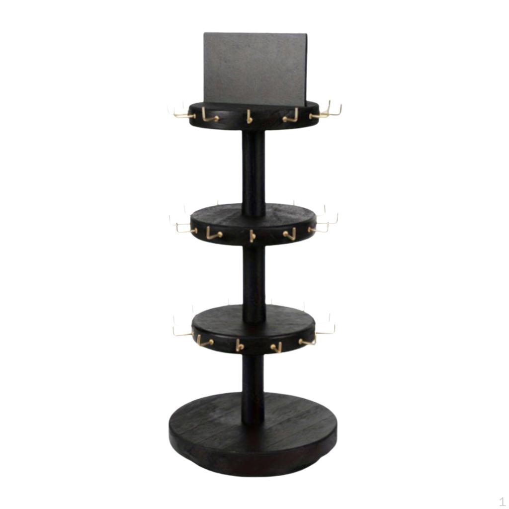 3 Tier Wooden Jewelry Display Stand for Bracelets And Bangles
