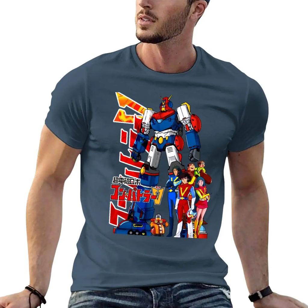 New Combattler V & Pilot Team T-Shirt customized t shirts mens tall t shirts