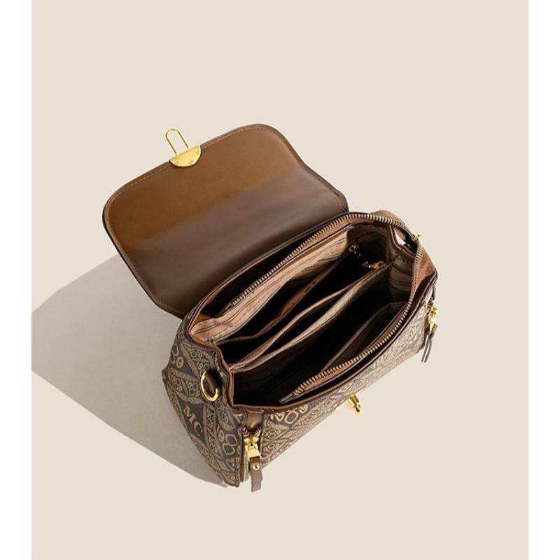 Letter Printing Handbag Bag Women's Small Square Bag New High-end Exquisite Shoulder Messenger Bag