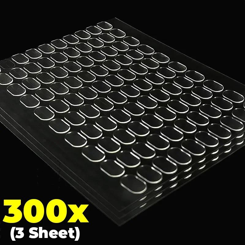 Removable Double Sided Gel Glue Pads Self Adhesive Dots Action Figures Poster Dolls Wall Hanging Clear Sticky Glue Fixed Patches