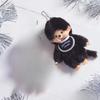 Cute Plush Monkey Keychain Birthday Party Gift Backpack Hanging Ornament Car Key Ring Collection Charm