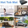 Grenzüberschreitende, wasserdichte, rutschfeste Filzmatte für Whirlpools und aufblasbare Pools, drinnen und draußen