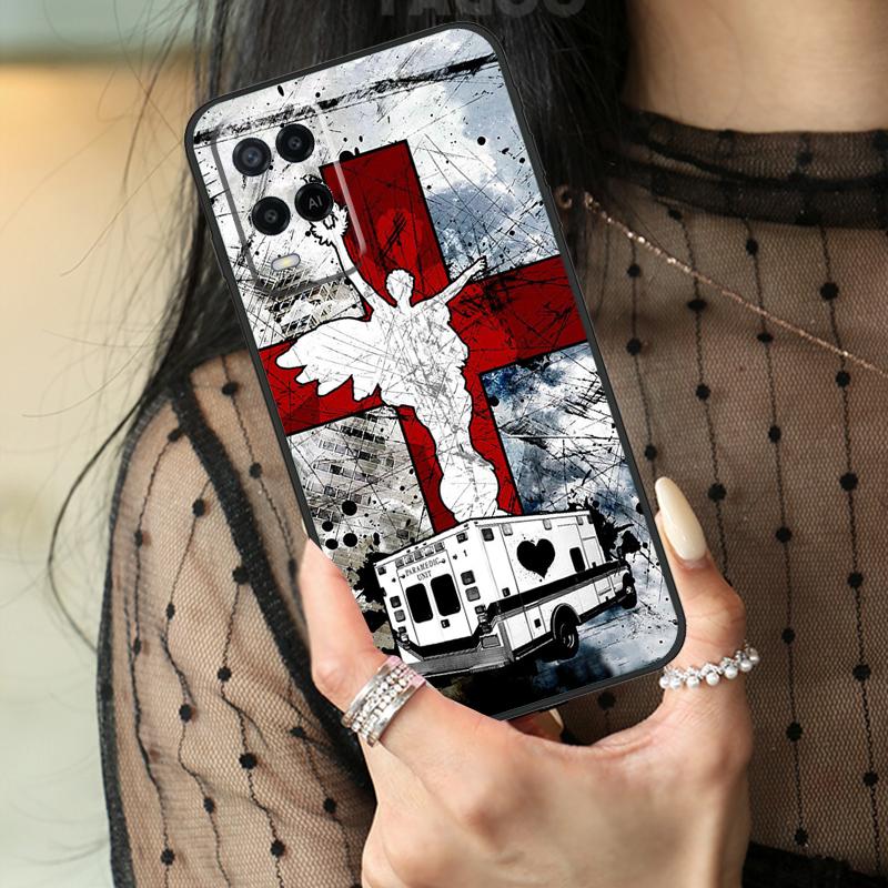 EMT EMS Ambulance Case For Oppo A16 A76 A96 A17 A18 A60 A80 A40 A38 A58 A78 A98 A94 A74 A54 A15 A57 A77 A5 Pro