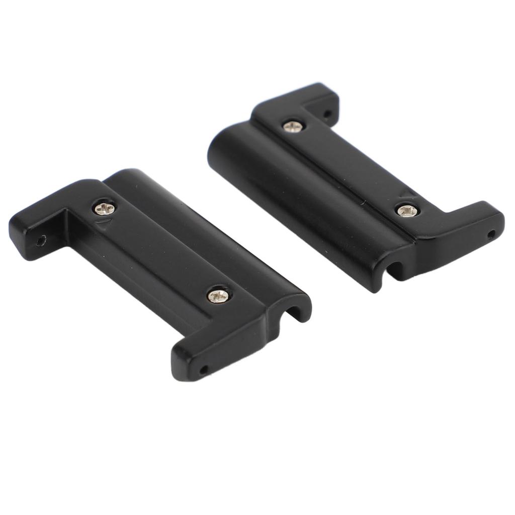 1 Pair Metal Watch Band Adapter for Quick Fit Watch Replaceable Connector for Replacement Black 26 22mm