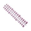 30pcs Cat Eye Press On Nails Short Square Reusable Nail Tips for Women Salon Quality Fake Nails for Date Nights