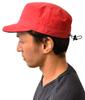 RUBEN Teflon Work Cap Size Hat for Men and Women Water-Repellent [Red/M (Approx. 55cm-58cm)]