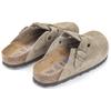 Birkenstock Boston Soft Footbed Suede Narrow Fit Taupe Unisex Sneakers Tan 0560773