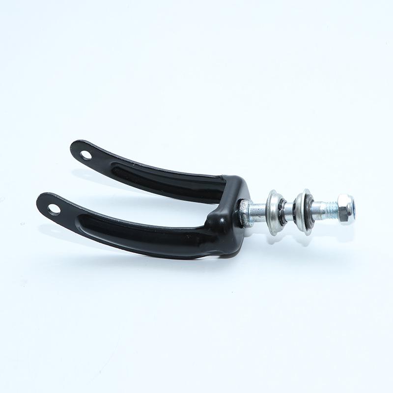 Stahl-Vorderradgabel mit Lagern für 7-8 Zoll Rollstuhlräder