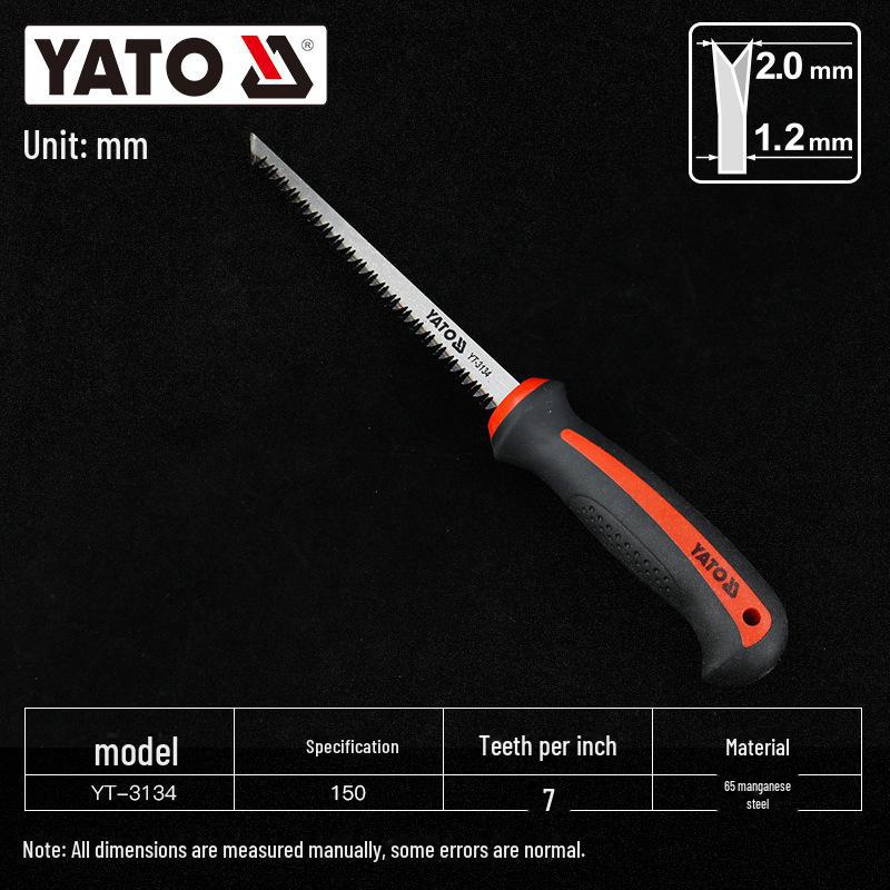 

Пильное полотно YATO с мелким зубом для деревообработки и гипсокартона