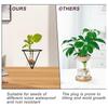 A96I-4 Pieces Avocado Seed Growing Metal Stand For 3.15 Inch Wide Cup Root Seed Growing Stand Triangle Metal Stand For Seeds