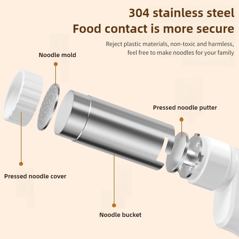 Automatic Noodle Machine Household Handheld Electric Small Noodle Press Machine Multifunctional Noodle Processing Device
