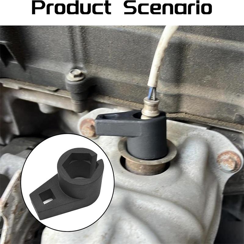 1/2" 3/8" 22mm Oxygen Sensor Socket Wrench Auto Repair O2 Sensor Removal Nut Offset Tool for Car Repair