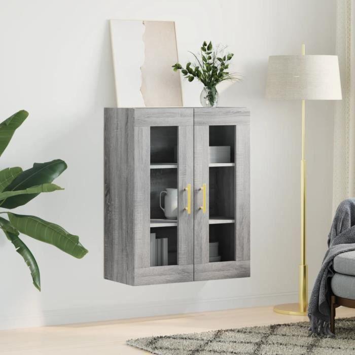 VidaXL Wall Cabinet Sonoma Grey 69.5x34x90 Cm 828474