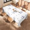 Stylish Space Exploration Print Tablecloth Perfect for Modern Kitchen Decor