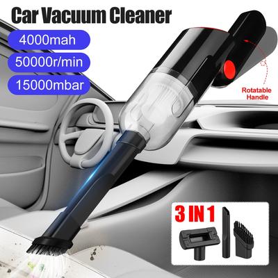 120W Folding Car Vacuum Cleaner Compressed Air Dust Collector With Built-in Battery For Car Interior Computer Seat Device Cleaners