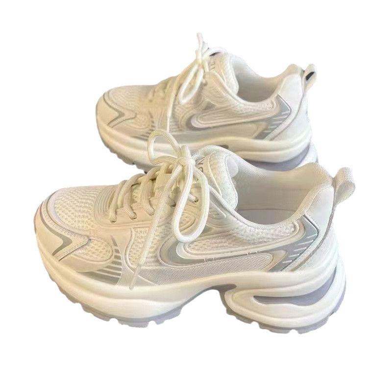 Women's New Spring and Summer Mesh Breathable Fashion Soft-soled Versatile Casual Sports Shoes