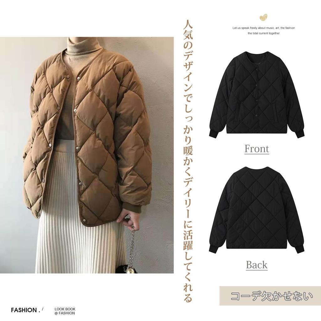 Down Long Argyle Short with Loose Solid Cold Weather Everyday [JLBOCMGT] Women's Jacket, Sleeve, Padded, Pattern, Length, Pockets, Fit, Color,