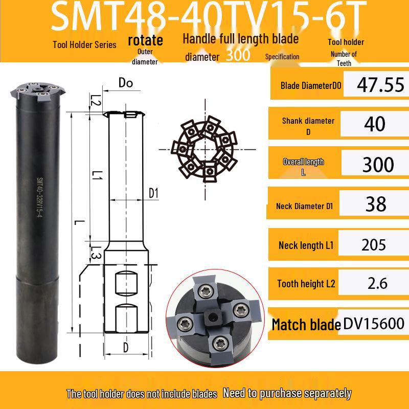 Deep Hole CNC Thread Mill Cutter Disc SMT72-22CV19 57-DV156001