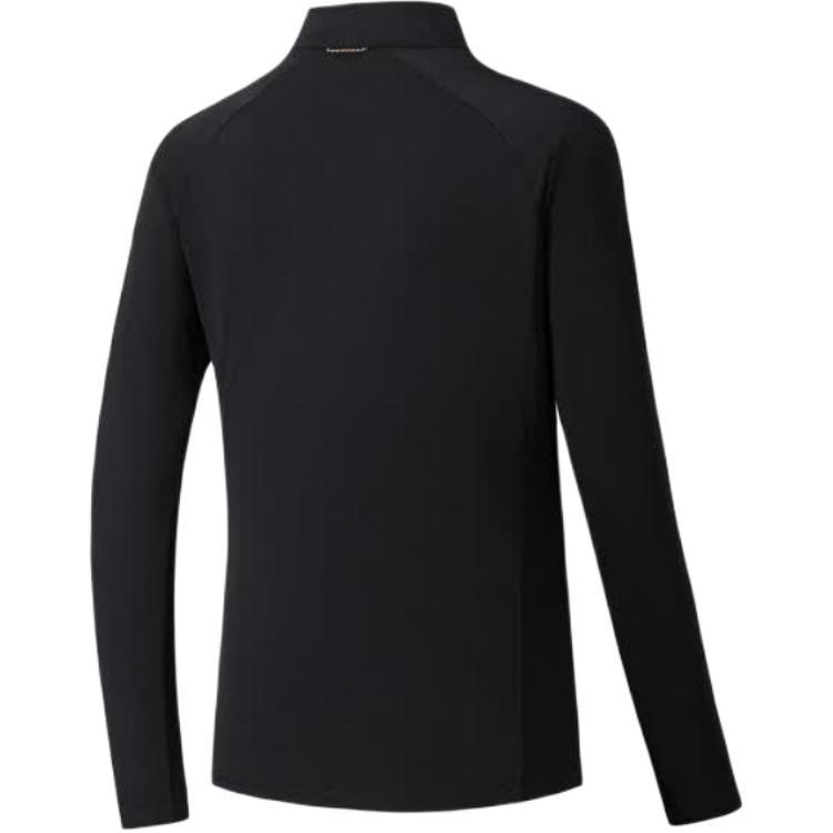 Anta Versatile Stand Collar Pullover Long Sleeve T-Shirt Women tops 162630410-1