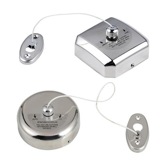 Teleskopisk klessnor Kraftig rustfritt hold Justerbar opptil 33lbs ståldusjlinje bærbar