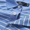 Septwolves Men's Striped Business Casual Polo T-Shirt