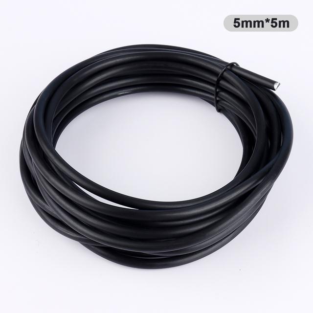 Garden Bonsai Shape Aluminum Wire (1.0mm, 1.5mm, 2.0mm, 3mm, 4mm, 5mm) Black Six Sizes for Garden and Plant Shapes