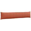 Sofa Cushions 2 Pieces Red Orange 200 X 40 Cm Corduroy Fabric